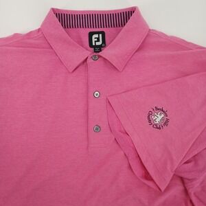 FootJoy S/S Polo Shirt Mens Pink 2XL. Berkeley Hills Country Club.